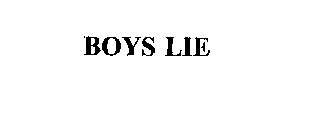 BOYS LIE