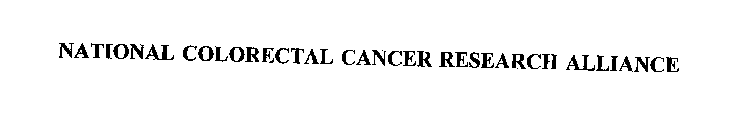 NATIONAL COLORECTAL CANCER RESEARCH ALLIANCE