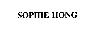 SOPHIE HONG