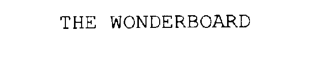 THE WONDERBOARD