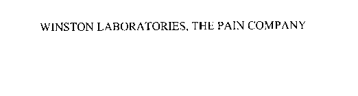 WINSTON LABORATORIES, THE PAIN COMPANY