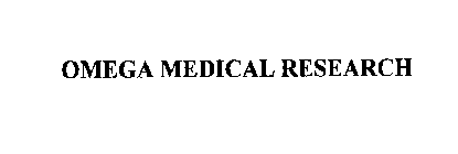 OMEGA MEDICAL RESEARCH