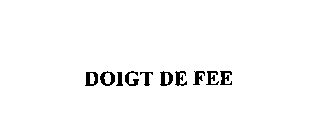 DOIGT DE FEE