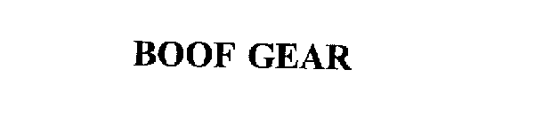 BOOF GEAR