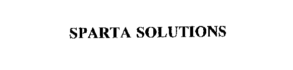 SPARTA SOLUTIONS