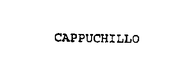 CAPPUCHILLO