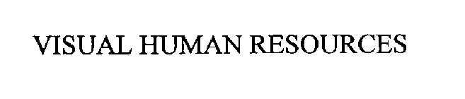 VISUAL HUMAN RESOURCES