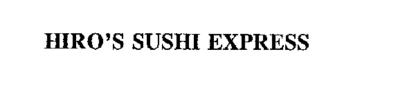 HIRO'S SUSHI EXPRESS