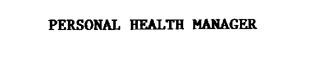 PERSONAL HEALTH MANAGER