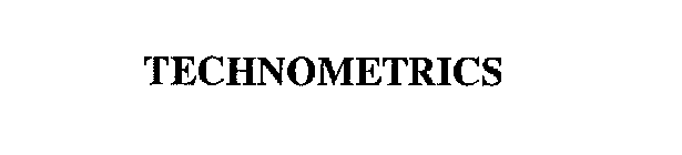 TECHNOMETRICS