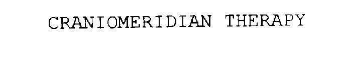 CRANIOMERIDIAN THERAPY