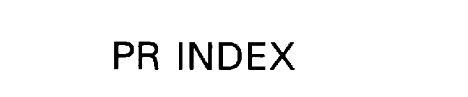 PR INDEX