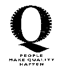 Q PEOPLE MAKE QUALITY HAPPEN