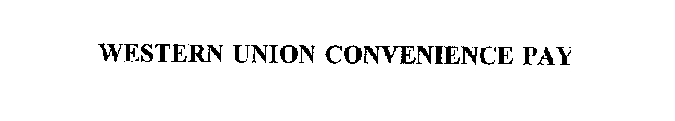 WESTERN UNION CONVENIENCE PAY
