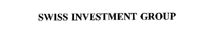 SWISS INVESTMENT GROUP