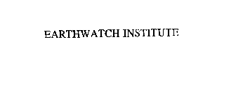 EARTHWATCH INSTITUTE