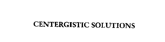 CENTERGISTIC SOLUTIONS