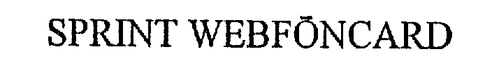SPRINT WEBFONCARD