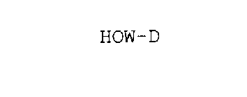 HOW-D