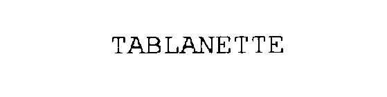 TABLANETTE