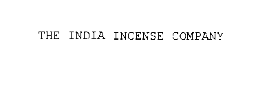 THE INDIA INCENSE COMPANY