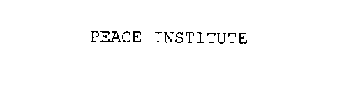 PEACE INSTITUTE