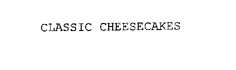 CLASSIC CHEESECAKES