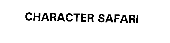 CHARACTER SAFARI