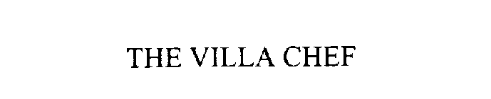 THE VILLA CHEF