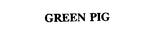 GREEN PIG