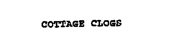 COTTAGE CLOGS
