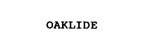 OAKLIDE