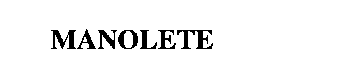 MANOLETE