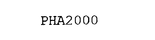 PHA2000