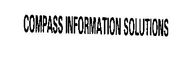 COMPASS INFORMATION SOLUTIONS