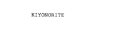 KIYONORITE