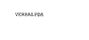 VERBALPDA