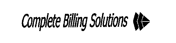 COMPLETE BILLING SOLUTIONS