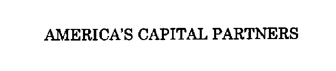 AMERICA'S CAPITAL PARTNERS