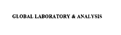 GLOBAL LABORATORY & ANALYSIS