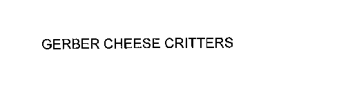 GERBER CHEESE CRITTERS