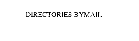 DIRECTORIES BYMAIL