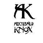 AK ARCHIBALD KNOX