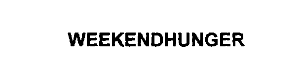 WEEKENDHUNGER