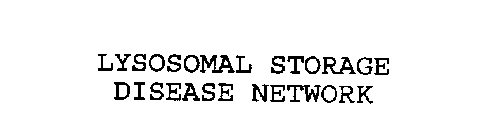 LYSOSOMAL STORAGE DISEASE NETWORK