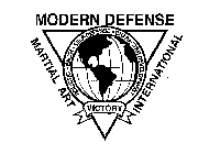 MODERN DEFENSE MARTIAL ART INTERNATIONAL HOLISTIC HEALTH SELF DEFENSE CHARACTER DEVELOPMENT VICTORY