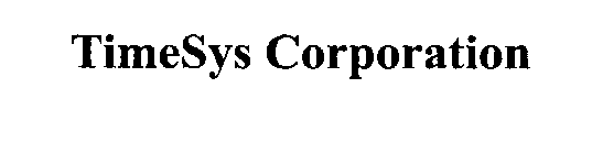 TIMESYS CORPORATION