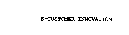 E-CUSTOMER INNOVATION