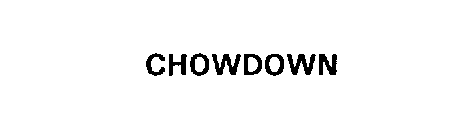 CHOWDOWN