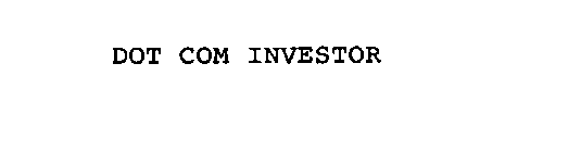 DOT COM INVESTOR